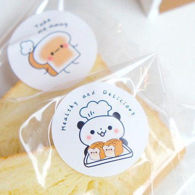 Panda Printed BOPP VOID Packaging Stickers Labels