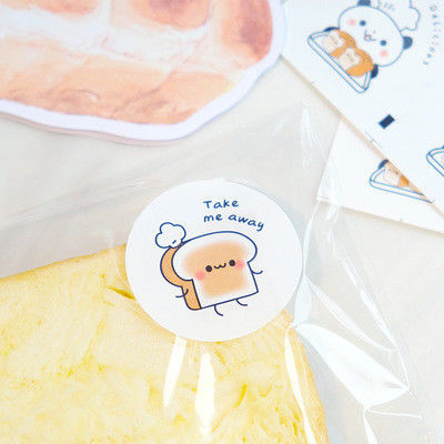 Panda Printed BOPP VOID Packaging Stickers Labels