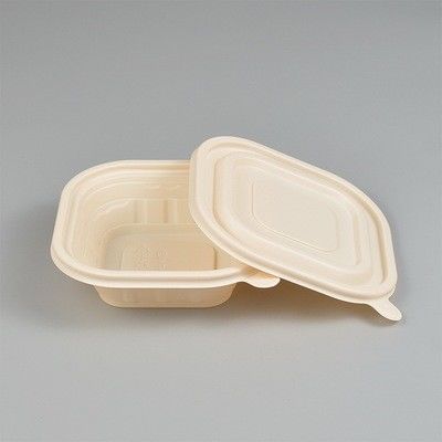 1000ml 1200ML Food Takeaway Boxes Biodegradable Corn Starch Packaging