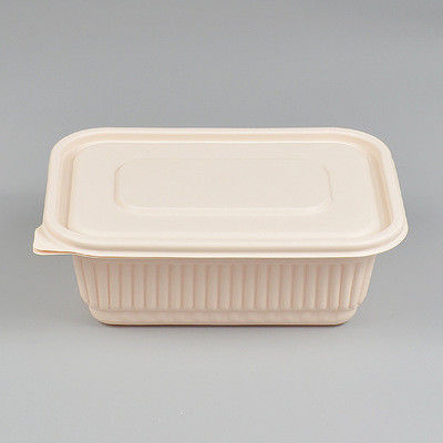 1000ML Corn Starch Packaging Food Takeaway Boxes For Lunch