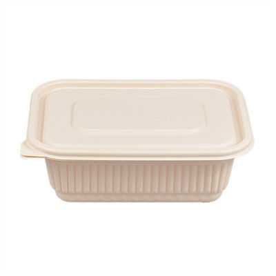 1000ML Corn Starch Packaging Food Takeaway Boxes For Lunch