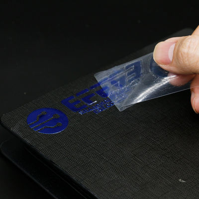 Transparent Embossed Packaging Stickers Labels Waterproof
