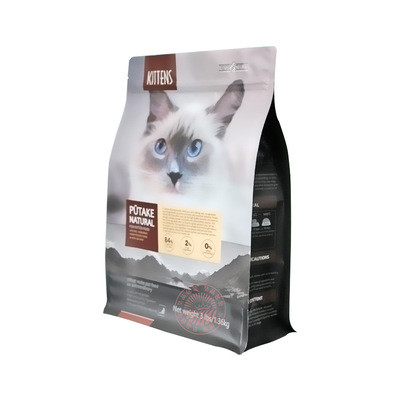 factory custom printed aluminum foil dog snack storage packaging pet food bag