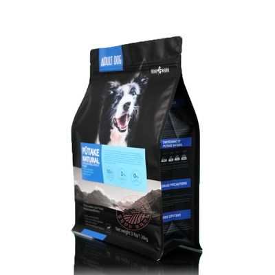 factory custom printed aluminum foil dog snack storage packaging pet food bag
