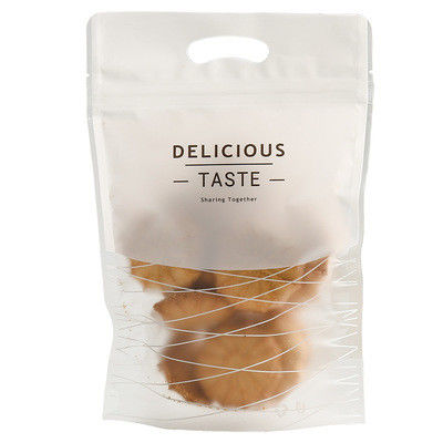 Wholesale Transparent Zipper Snack Food Plastic Packaging Bag Stand Up Ziplock Plastic Bags Custom Logo
